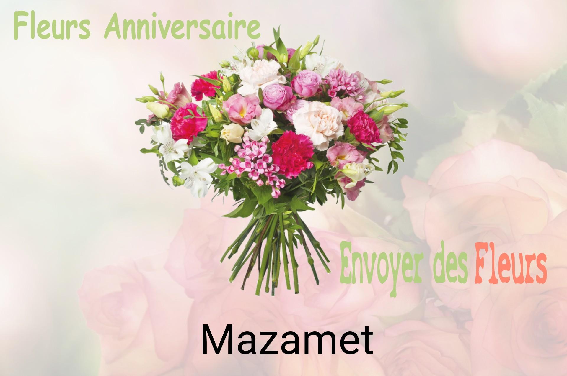 Bouquet de fleurs d’anniversaire livré à Mazamet