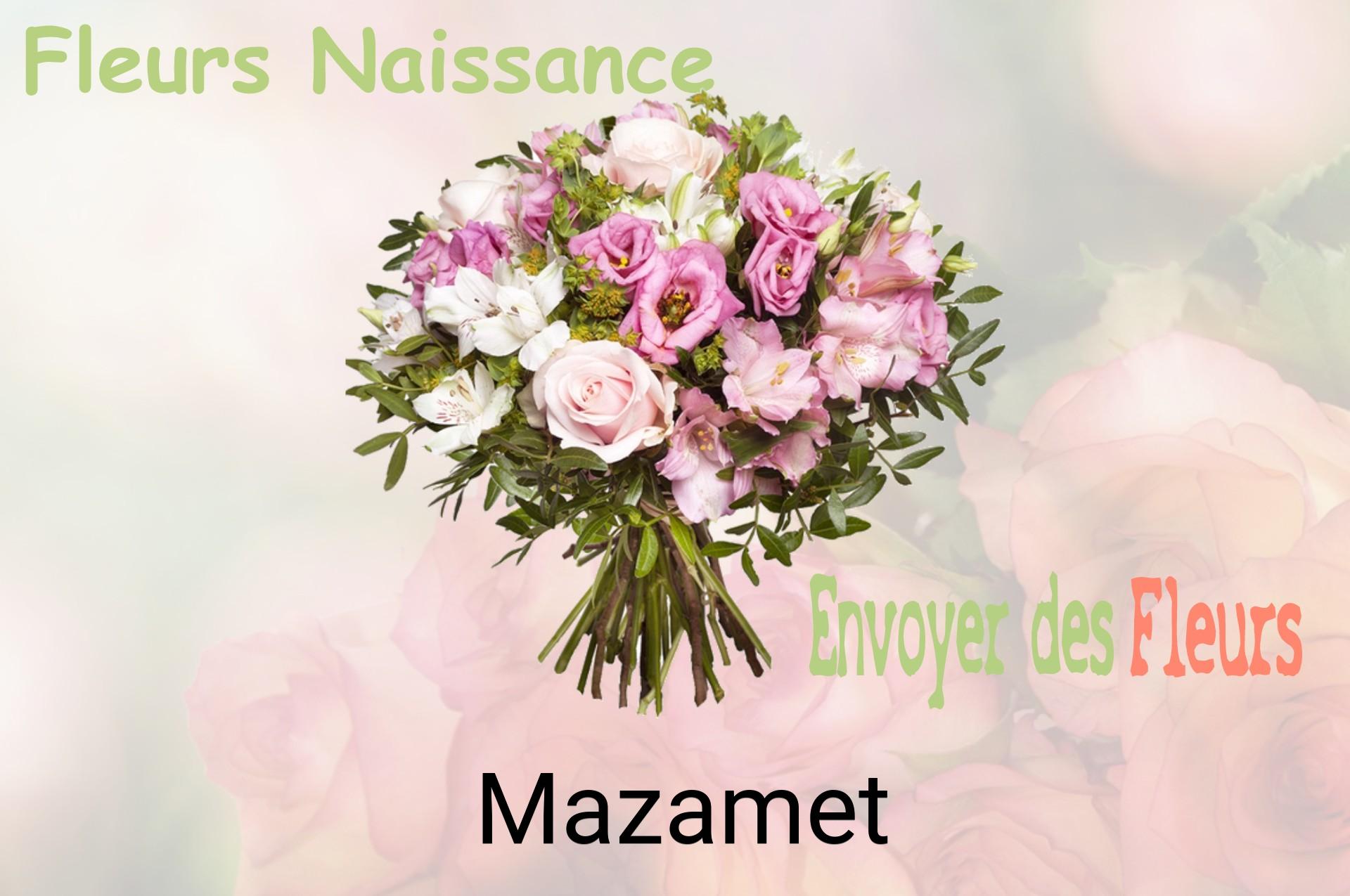 Bouquet de fleurs de naissance livré à Mazamet